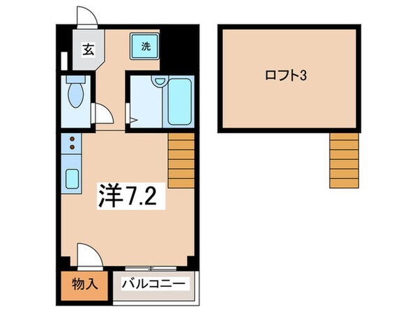 フェリ－チェ鶴ヶ丘の物件間取画像